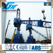 rack luffing double winch portal harbour marine port crane